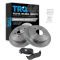 03-05 Town Car; 97-03 Ford Truck Premium Posi Ceramic Rear Disc Brake Pad & Rotor Kit