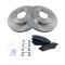 06-08 Ford F150; 06-08 Lincoln Mark LT 4WD 6 Lug Premium Posi Semi  Metallic Pads & Rotor Set