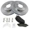 06-08 Ford F150; 06-08 Lincoln Mark LT 4WD 6 Lug Premium Posi Ceramic Front Pads & Rotor Set