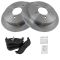 97-99 Expedition; 97-99 F150; 98-99 Navigator Rear Premium Posi Semi Metallic Pads & Rotor Kit