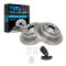 Rear Metallic Brake Pad & Rotor Kit (31043, MD471)