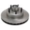 95-97 Ford Ranger; Mazda PU 2WD Ft Brake Rotor & Posi Metallic Pad Set