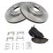 98-02 Honda Accord V6 Front Premium Posi  Ceramic Pads & Rotor Set CD503, 31257