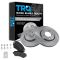 Ceramic Disc Brake Pads & Rotor Set  CD856, 53002