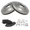 Front Premium Posi Semi-Metallic Disc Brake Pads & Rotor Set (MD882, AX55069)