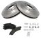 Front Premium Posi Ceramic Disc Brake Pads & Rotor Set  (CD882, AX55069)