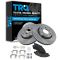 Front Premium Posi Semi-Metallic Disc Brake Pads & Rotor Set  (MD882, AX55079)