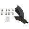 Front Semi-Metallic Disc Brake Pads & Rotor Set  (MD1169, AX55079)