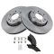 Front Semi-Metallic Disc Brake Pads & Rotor Set  (MD1169, AX55079)