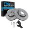 Front Semi-Metallic Disc Brake Pads & Rotor Set  (MD1169, AX55079)