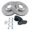 07-09 Equinox, Torrent; 08-09 Vue; 07-09 XL-7 Front Disc Brake Rotors & Ceramic Pad Set