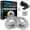 96-02 Crown Vic, Grand Marquis, TC  (w/Phenolic Piston (1 Inch)) Ceramic Pads & Rotor Set