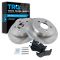 96-02 Crown Vic, Grand Marquis, TC  (wSteel Piston (1.75 Inch)) Metallic  Pads & Rotor Set