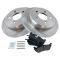 96-02 Crown Vic, Grand Marquis, TC  (wSteel Piston (1.75 Inch)) Metallic  Pads & Rotor Set