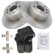 00-05 Saturn L Series; 97-98 Saab 900; 99-03 9-3 Rear Disc Brake Rotors & Ceramic Pads Set