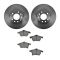 Brake Pad & Rotor Kit SEMI-METALLIC