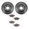 Brake Pad & Rotor Kit SEMI-METALLIC