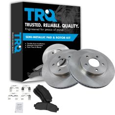 05-06 Equinox; 06 Torrent; 02-07 Vue Front Premium Posi Semi Metallic Brake Pad & Rotor Kit