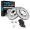 94-98 Ford Mustang GT & LX Front Disc Brake Rotors & Ceramic Pads Set