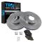 93-95 Thundirbird, Couger; 96-97 Thundirbird, Couger (exc spt spn) Fornt Ceramic Pads & Rotor Kit