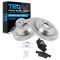 06-11 MB ML-Class, R-Class Rear Brake Rotors & Metallic Pad Set