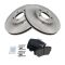 01-07 Taurus Sable; 96-97 Thunderbird w/ Spt Sus; 95-02 Continental FR Ceramic Brk Pad & Rotor Kit