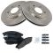 88-95 Regal, Cutlass Supreme, Grand Prix; 90-95 Lumina; 95 Monte Carlo Fr Ceramic Pads & Rotors Kit