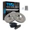 88-95 Regal, Cutlass Supreme, Grand Prix; 90-95 Lumina; 95 Monte Carlo Fr Ceramic Pads & Rotors Kit