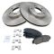 06-10 Honda Civic GX; Acura CSX (ex S); 03-07 Accord V6  Front Metallic Pads & Rotors Set