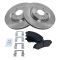 08-12 Nissan Rogue Front Ceramic Pads & Rotors Set