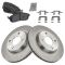 07-12 Sentra; 07-12 Versa; 09-12 Cube Front Premium Posi Semi Metallic Pads & Rotors