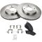 07-12 Sentra 4 Lug; 07-12  Versa 1.8; 09-12 Cube Front Premium Posi Ceramic Pads & Rotor Kit