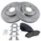 05-10 Honda Odyssey Front Disc Brake Rotors & Ceramic Pads Set