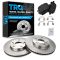 97-01 Lexus ES300; 97-01Toyota Camry V6; 99-03 Soloara Front Metallic Pads & Rotors Set