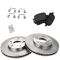 97-01 Lexus ES300; 97-01Toyota Camry V6; 99-03 Soloara Front Metallic Pads & Rotors Set