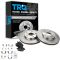 97-01 Lexus ES300; 97-01Toyota Camry V6; 99-03 Soloara Front Ceramic Pads & Rotors Set