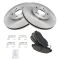 99-06 TL; 01-03 CL; 04-08 TSX 03-04 Accord V6 Coupe Front Premium Posi Ceramic Pads & Rotors Set