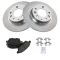 06-11 Fusion Milan 6; 06 Zephyr; 07-11 MKZ Rear Ceramic Pads & Rotors Set