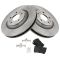 04-07 Cadillac CTS-V; 05-11 STS; STS-V Front Metallic Pads &  Rotors Set