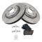 04-07 Cadillac CTS-V; 05-11 STS; STS-V Front Ceramic Pads &  Rotors Set