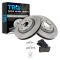 04-07 Cadillac CTS-V; 05-11 STS; STS-V Front Ceramic Pads &  Rotors Set