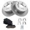 02-03 ES300; 04-06 ES330; 02-06 Camry (Japan Built) Rear Ceramic  Pads & Rotors Set