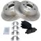 99-03 Toyota Solara; 00-01 Camry (US Built) Rear Ceramic Pads & Rotors Set