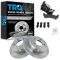 95-98 Jeep Grand Cherokee Rear Ceramic Pads & Rotors Set