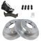 95-98 Jeep Grand Cherokee Rear Ceramic Pads & Rotors Set