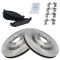 09-12 Flex, MKS; 10-12 Taurus (ex SHO), MKT Front Metallic Pads & Rotors Set