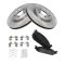 09-12 Flex, MKS; 10-12 Taurus (ex SHO), MKT Front Ceramic Pads & Rotors Set