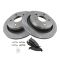 09-12 Ram 1500, 05-09 Durango; 07-09 Aspen Rear Metallic Pads & Rotors Set