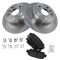 95-99 Toyota Avalon Rear Metallic Pads & Rotors Set