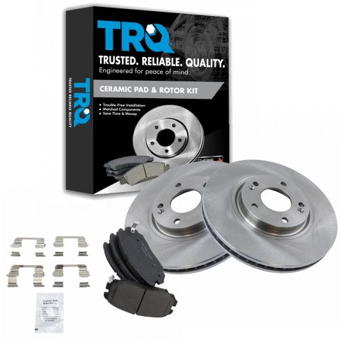 Front Ceramic Brake Pad & Rotor Kit for Buick Chevy Olds Pontiac